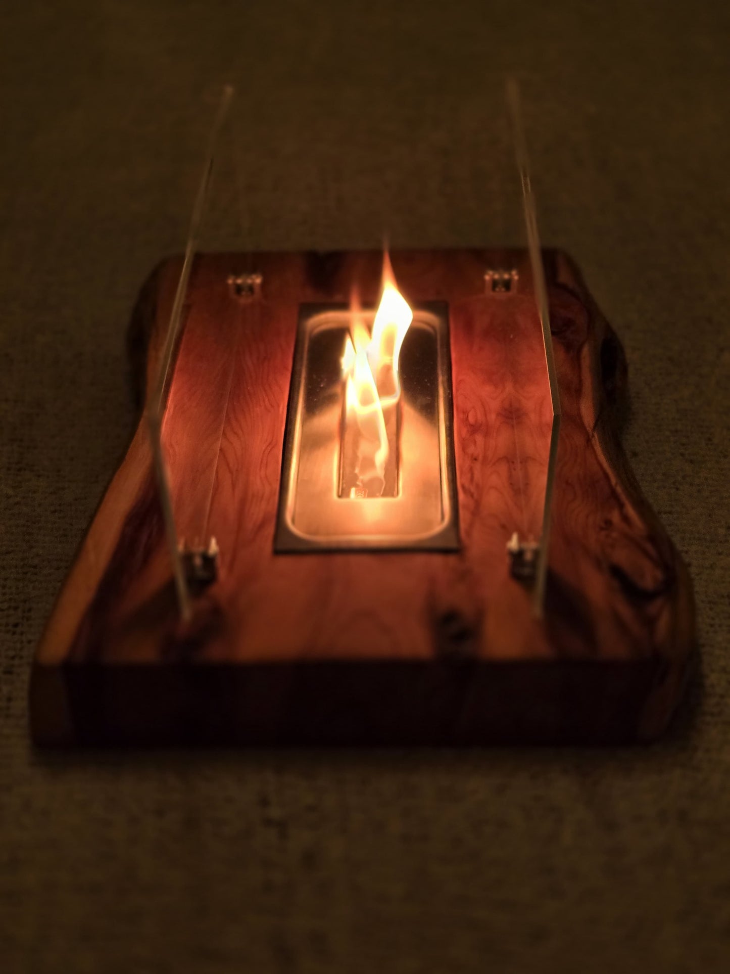 Waterfall Tabletop fireplace