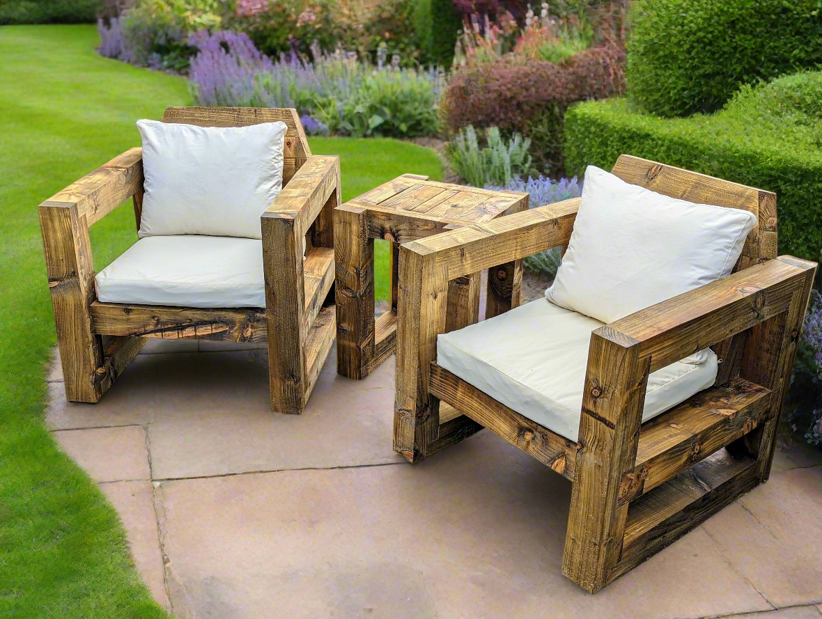 Pallet Wood Deck Chairs Diy Outdoor Chairs For Decking Area How To Make Outdoor And Garden