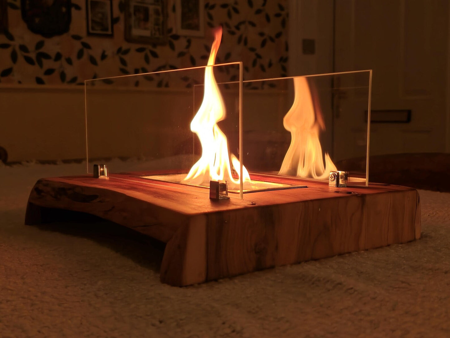 Waterfall Tabletop fireplace