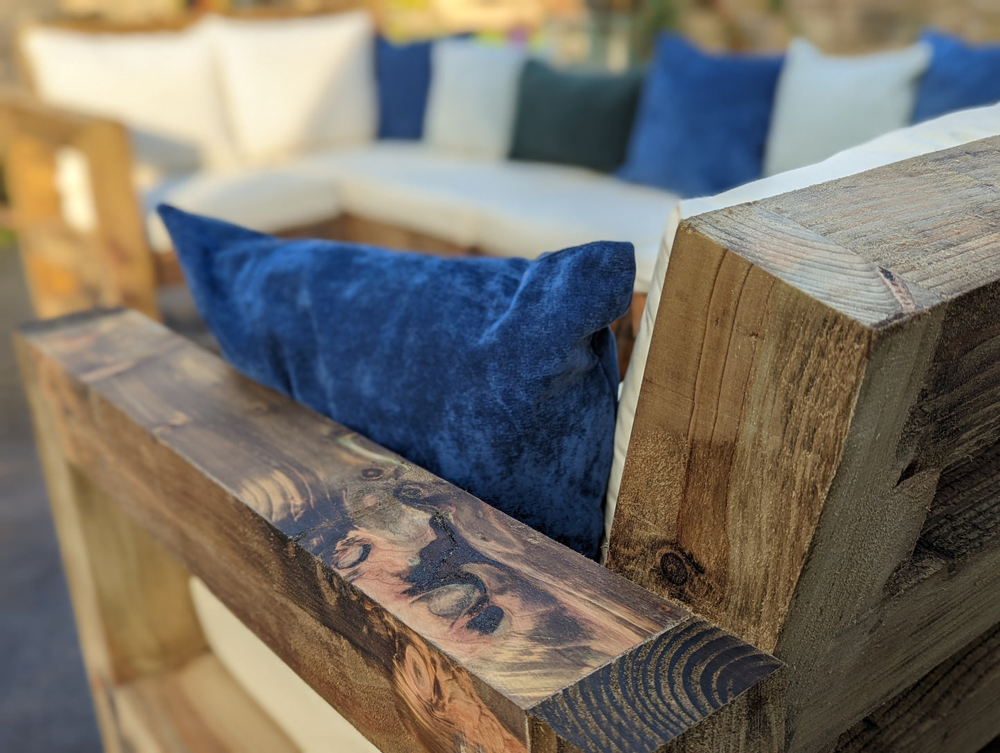 Solid Wood Garden Sofa Patio set Large