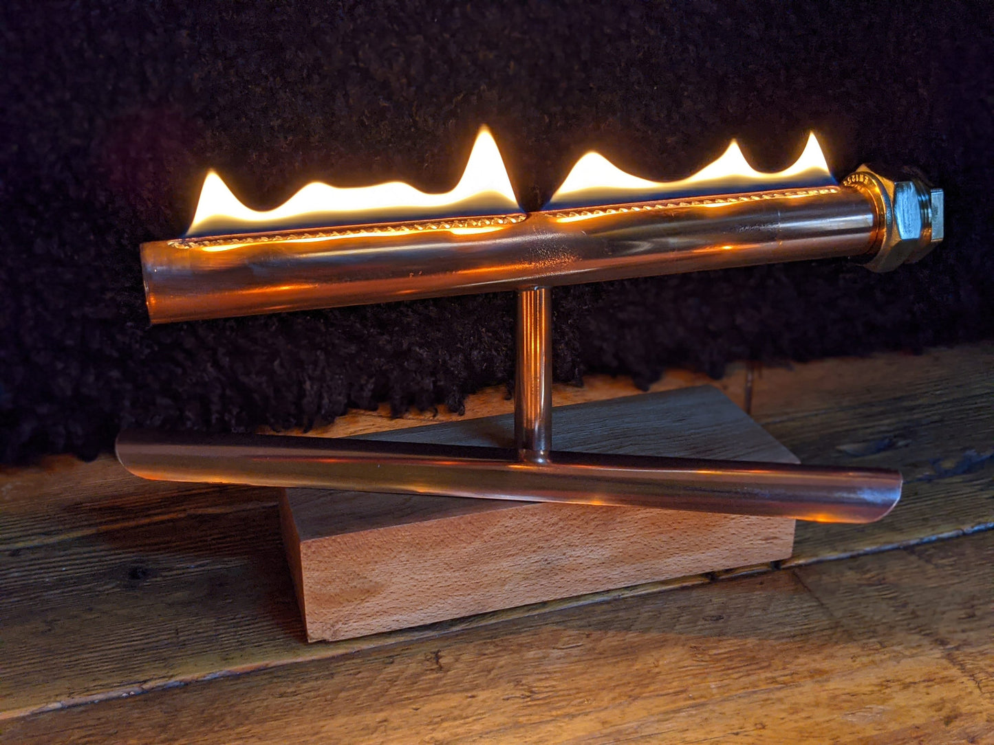 Outdoor table top oil burner