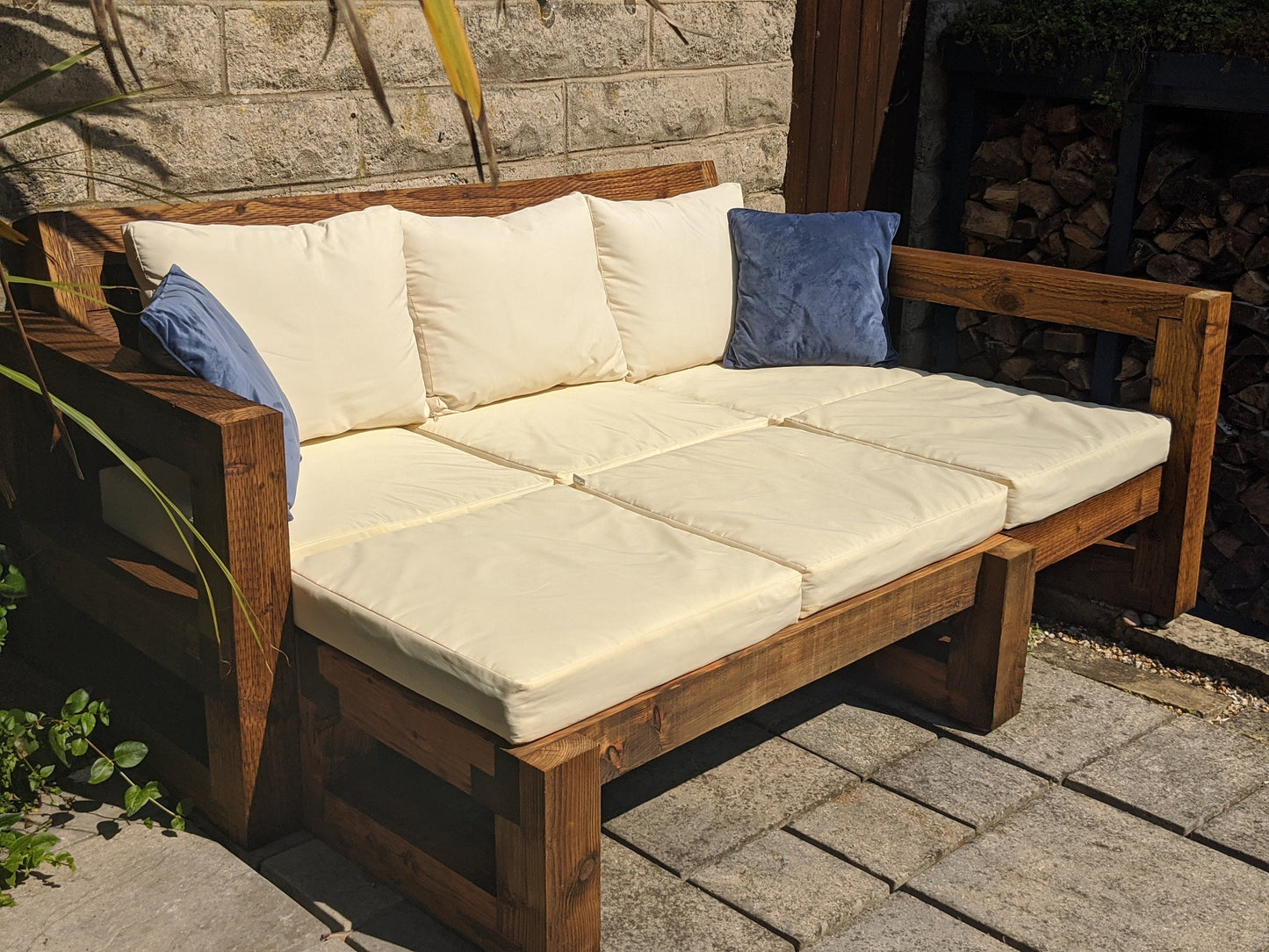 Solid Wood Garden Daybed