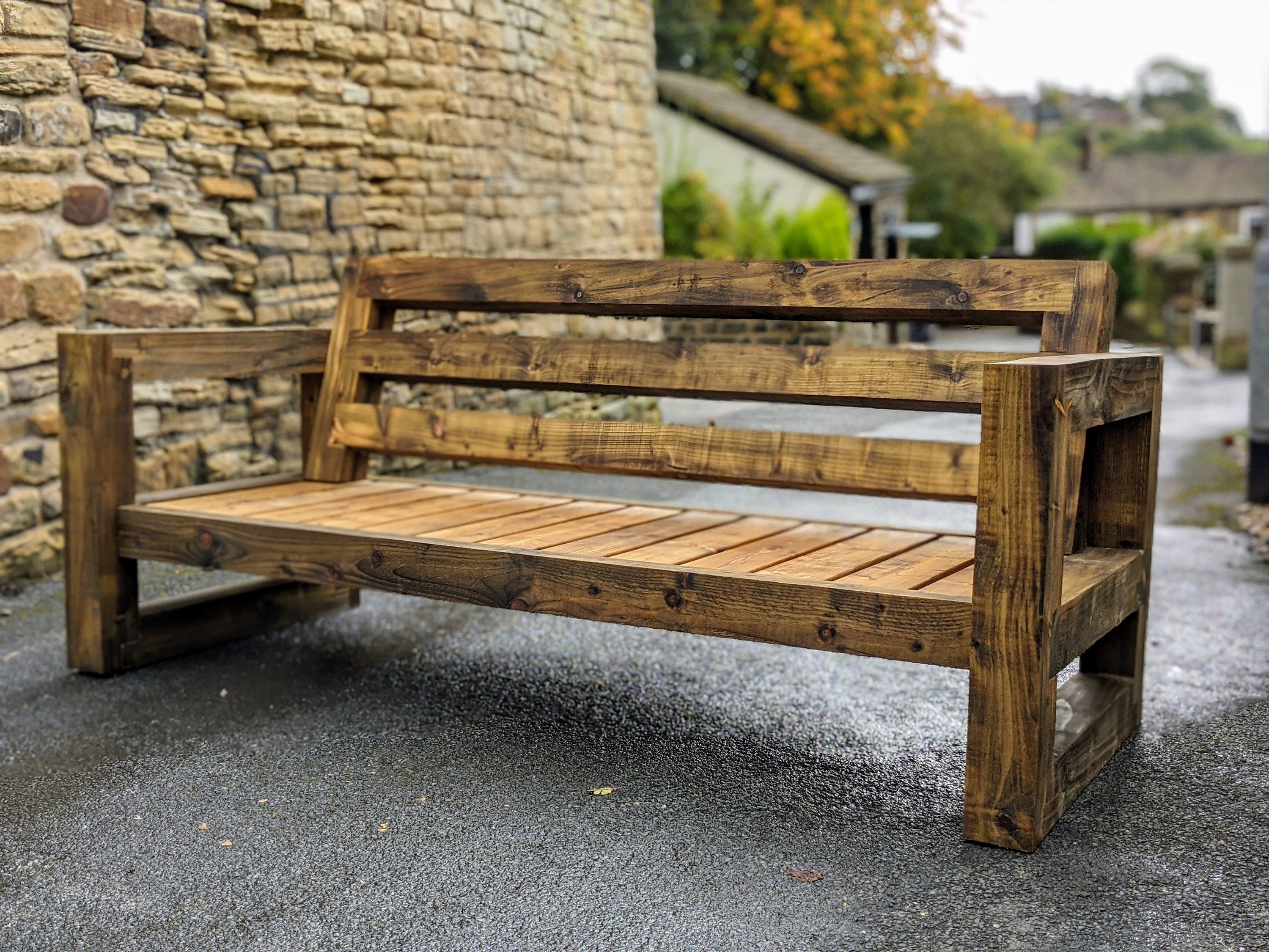 Garden store sofa bench